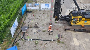 Herstellung Centrum-Stahlbetonfertigteilpfahl